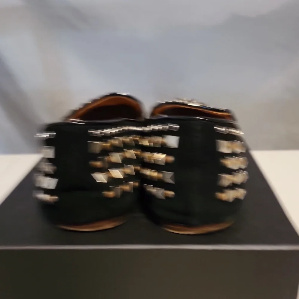 J. Crew Black Studded Loafers - Picture 6 of 8